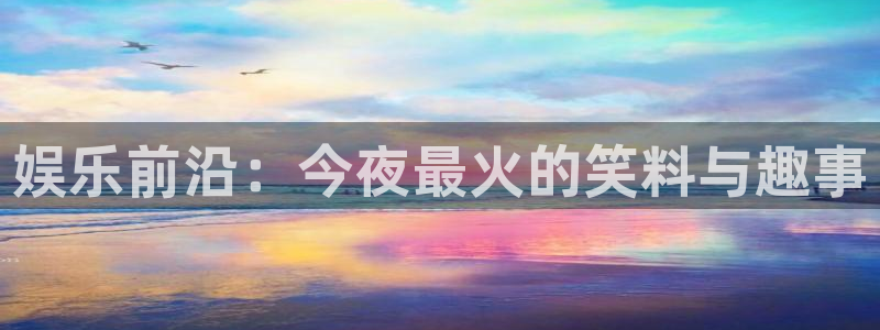 永信贵宾会大厅：娱乐前沿：今夜最火的笑料与趣事